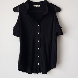 Urban Outfitters Cold Shoulder Top